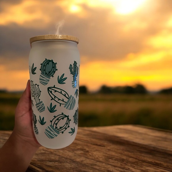 Cactus 16 oz Frosted Tumbler - Picture 2 of 2